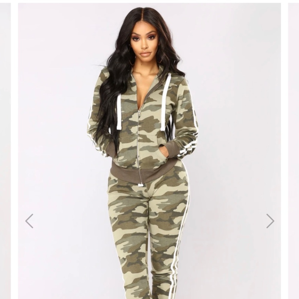 Fashion Nova Camo two piece